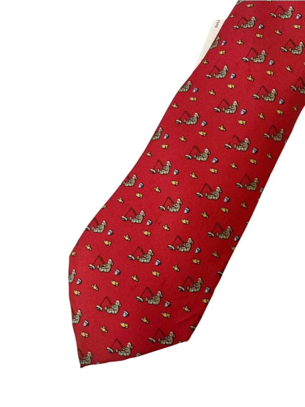 HERMÈS silk tie
